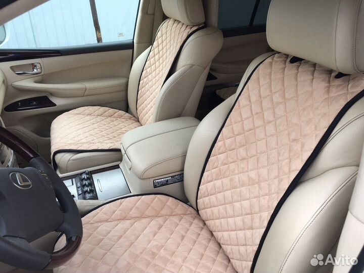 Накидки на сиденья из алькантары LX 570