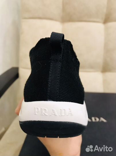 Кроссовки слипоны Prada оригинал