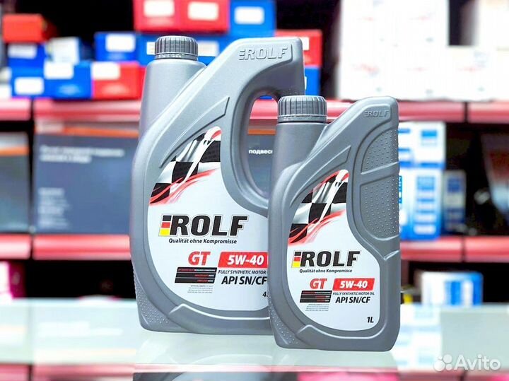 Масло моторное rolf GT SAE 5W-40 API SN/CF 1 л