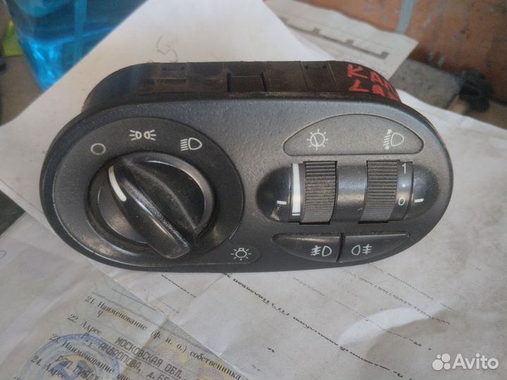 Переключатель света Лада Калина