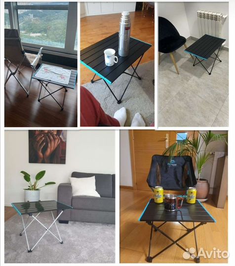 Стол складной, алюминиевый, новый