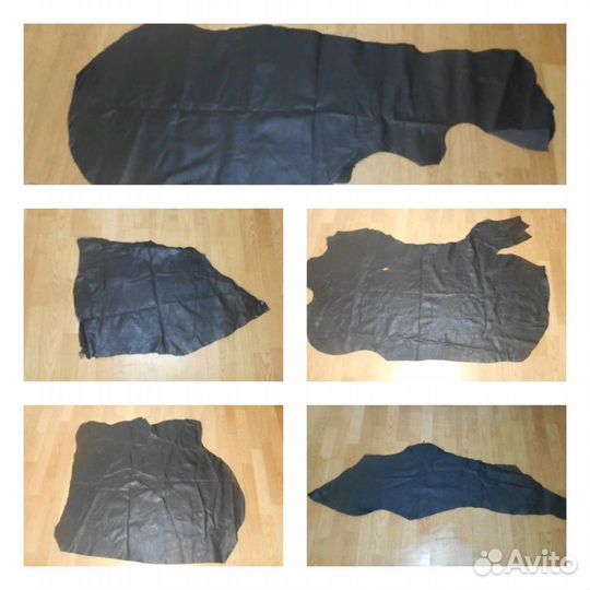 Натуральная кожа куски (пр-ва СССР). Цена 5 кусков