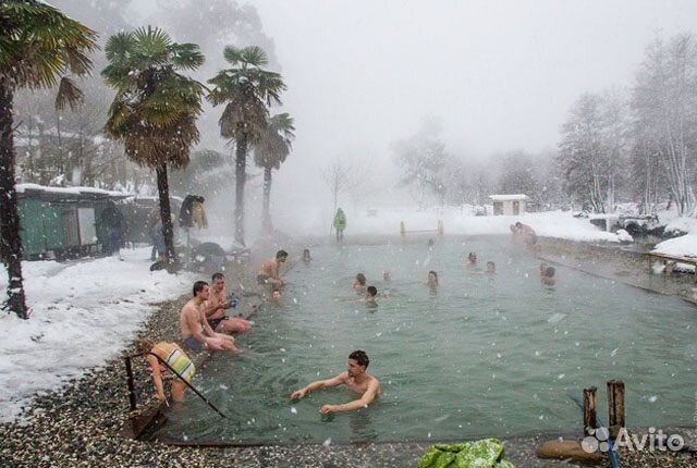 Кындык - термальный, горячии источник