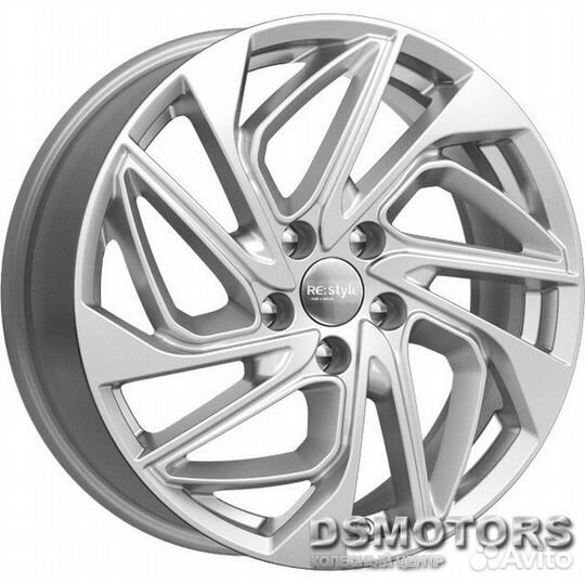 Диски кс883 7/18 5x114.3 ET35 d60.1 сильвер