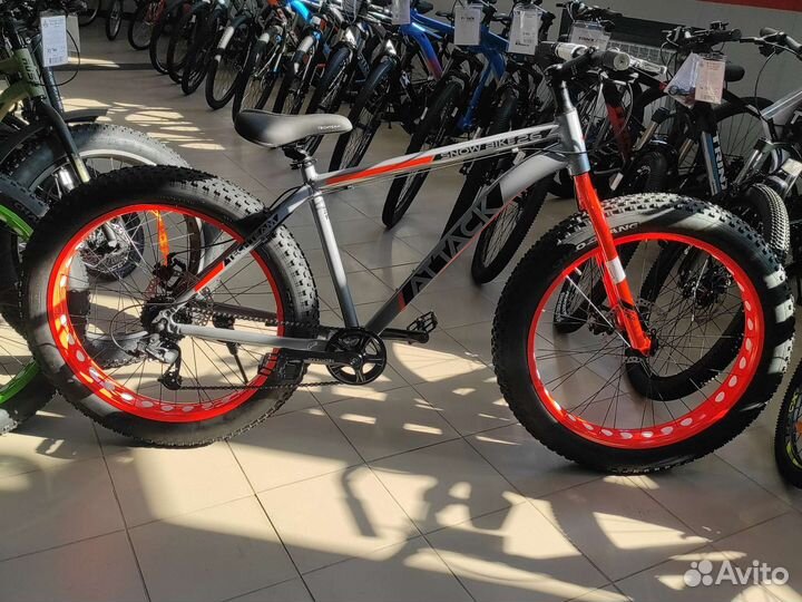 Велосипед Fat Bike 26 TT Attack оранжевый