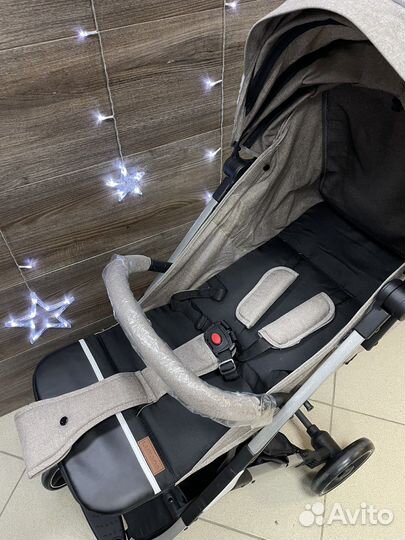 Прогулочная коляска Luxmom V3 бежевая