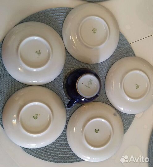 Предметы кобальтового чайного сервиз лфз
