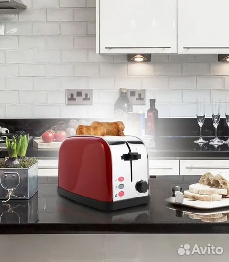 Тостер Kitfort кт-2014-3, красный