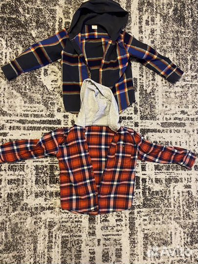 Рубашка детская для мальчиков пакетом 4-5 лет