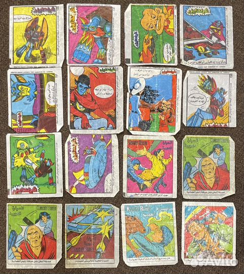 Вкладыши от жевательных резинок (разные)