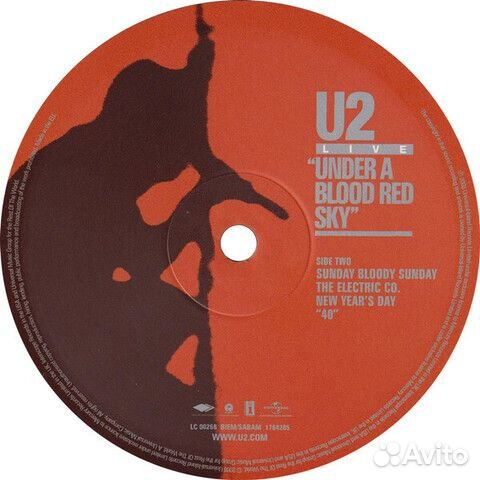 U2 / Live - Under A Blood Red Sky (LP)