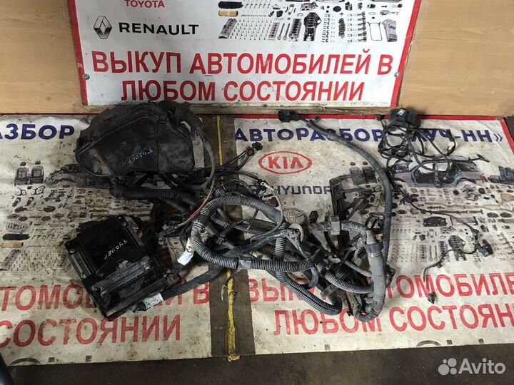 Volkswagen Touareg NF проводка подкапотная