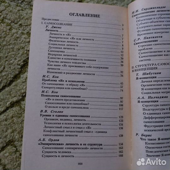 Психология самосознания. Хрестоматия