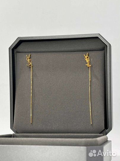 Серьги Yves Saint Laurent Золото