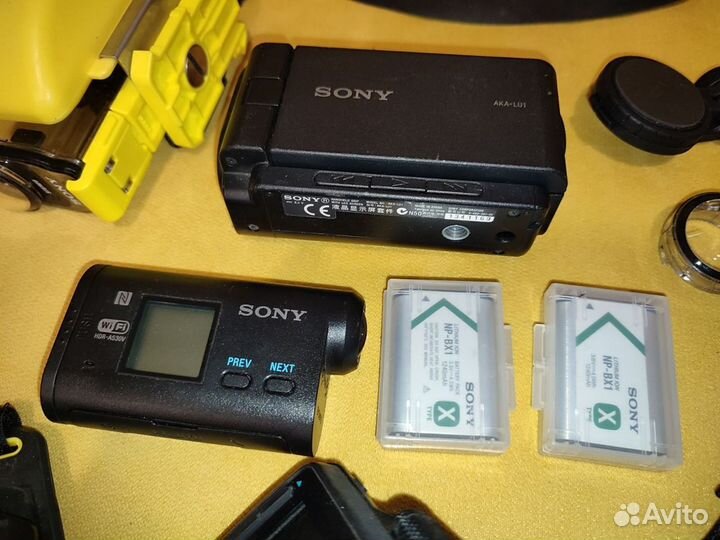 Экшн камера sony HDR-AS30V + аксессуары