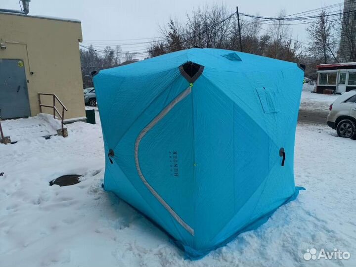 Зимняя палатка куб трёхслойная 2,4*2,4*2,5м