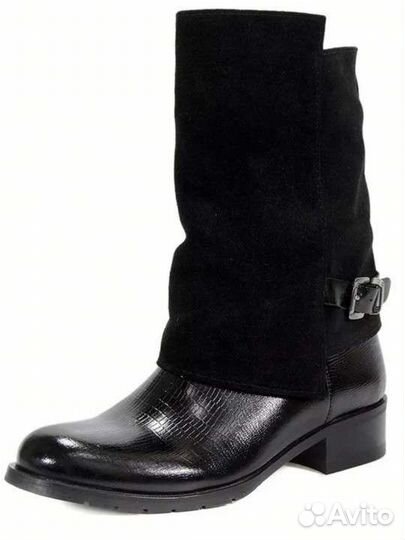 Сапоги 36-37 натуральная замша - кожа Li Li ANI