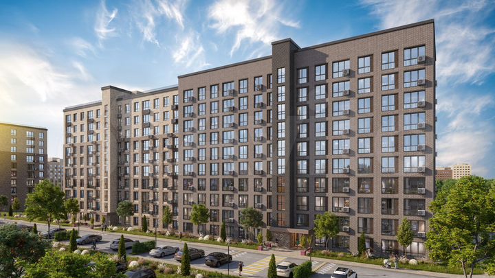 2-к. квартира, 59,1 м², 8/8 эт.