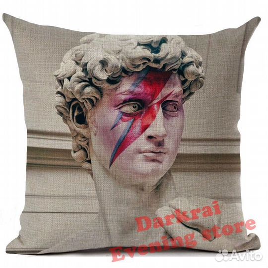 Наволочка декоративная Давид скульптура