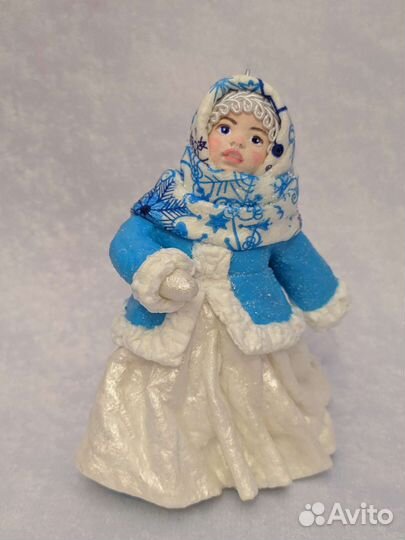 Ватная ёлочная игрушка