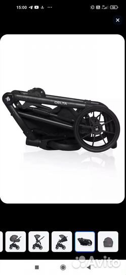 Коляска 3-в-1 riko basic delta