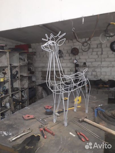 Садовые фигуры из металла