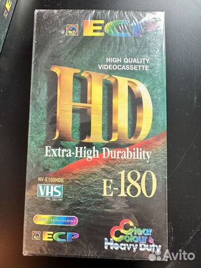 Новая видеокассета vhs e-180 ecp