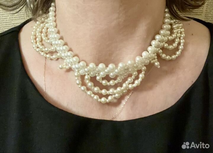 Бусы, колье и чокер 