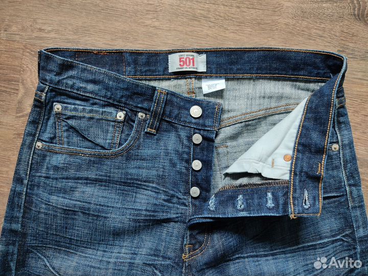 Мужские джинсы Levi's 501 w32 L30 Мексика