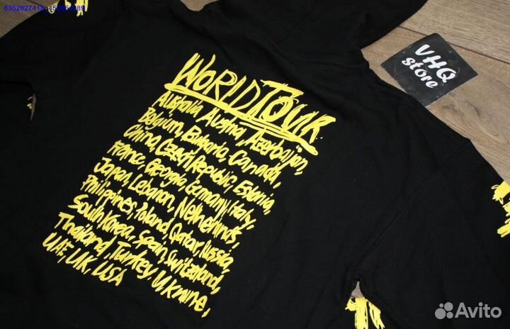 Худи vetements чёрное oversize (Арт.28761)