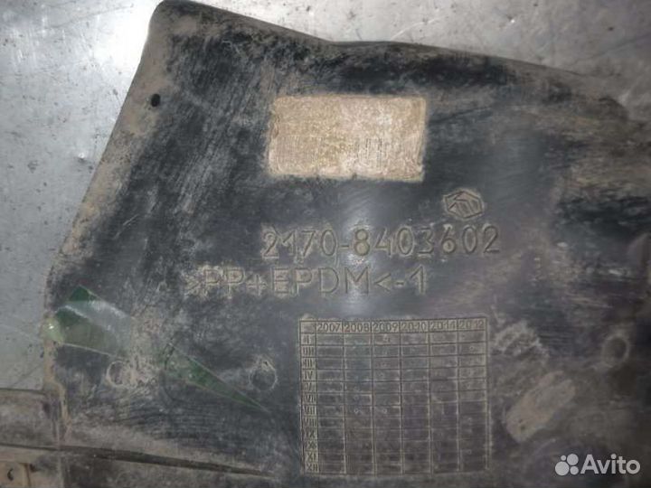 Подкрылок передний правый Лада Приора 126 2007