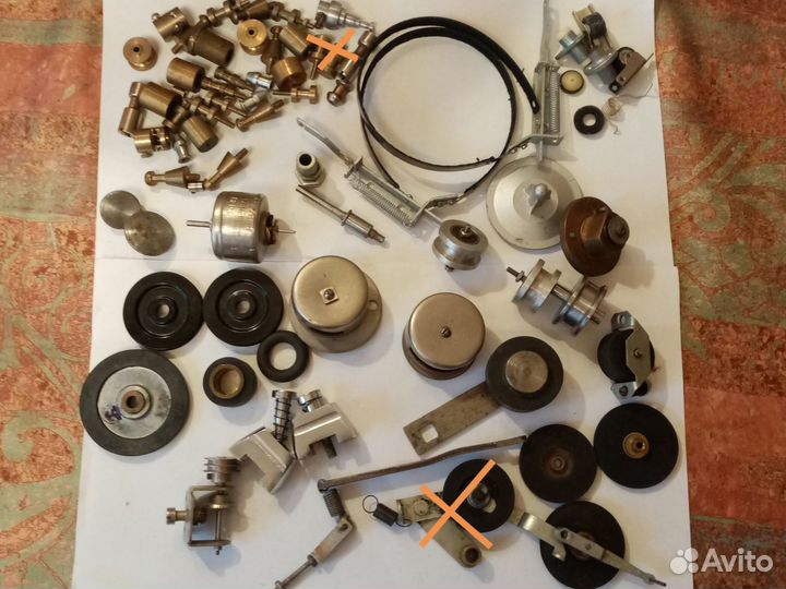 Запчасти для катушечных магнитофонов СССР