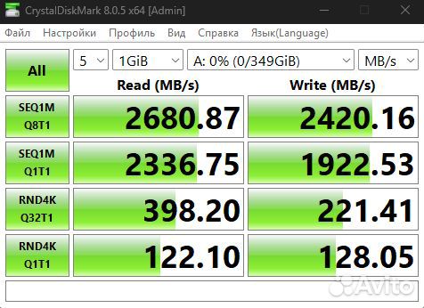 SSD Intel Optane P4800X 375Gb U2 Nvme + адаптер U