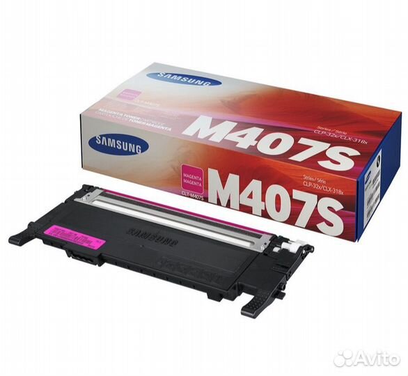Картридж для принтера Samsung CLT-M407S, пурпурный