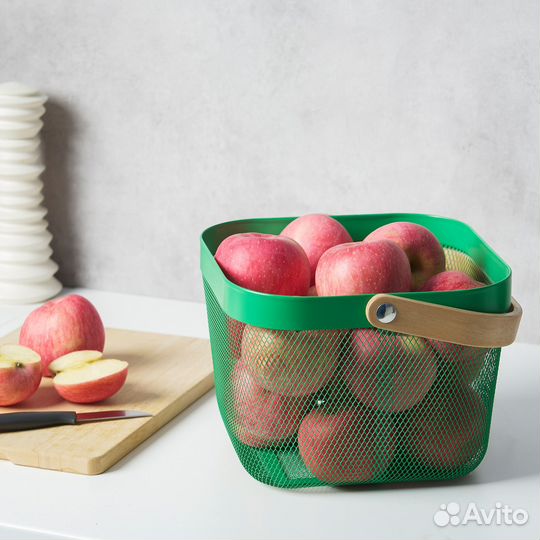 Risatorp IKEA 205.886.88 Корзина 25x26x18 см темно-зеленый
