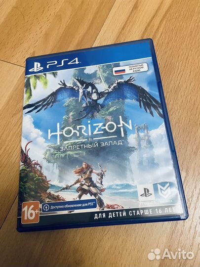 Horizon forbidden west ps4 (русская обложка)