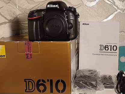 Nikon D610 Body (пробег 6тыс) Комплект Гарантия