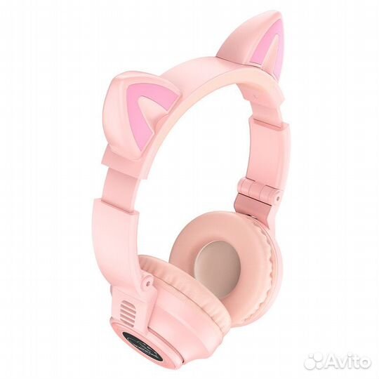 Bluetooth наушники hoco с яркими ушками