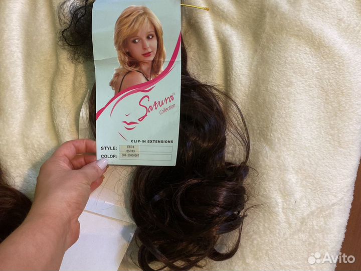 Волосы на заколках