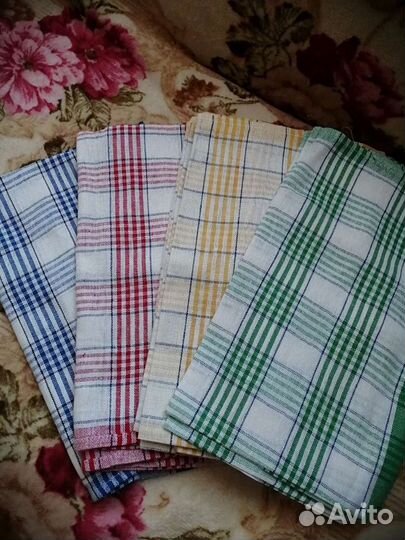 Полотенца кухонные льняные новые