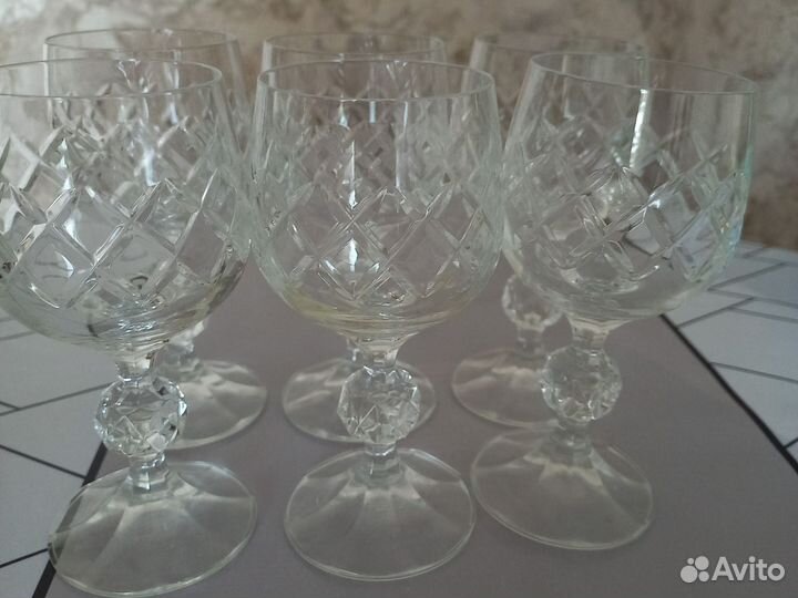 Фужеры хрустальные СССР