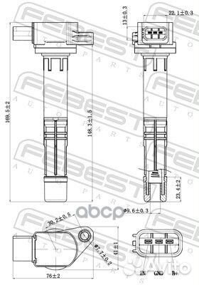 Катушка зажигания honda CR-V RD5 2002-2006 EU