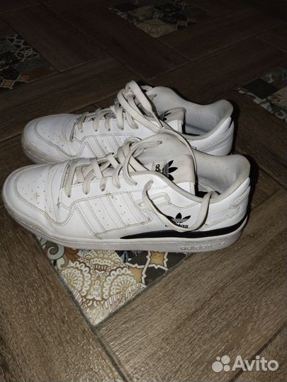 Кеды adidas forum low белые