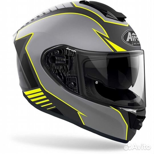 Full Face Мотошлем Double визор Airoh Motorcycle ST 501 type Matt Yellow