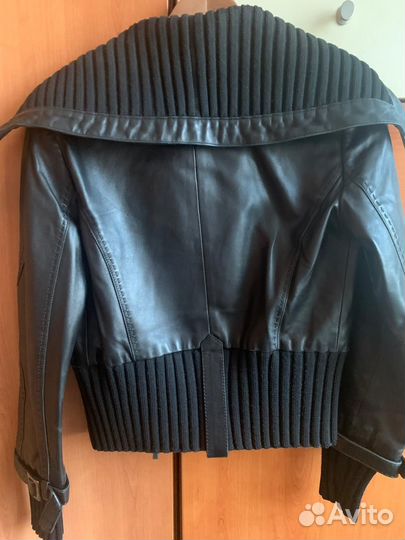 Куртка кожаная женская 44 46
