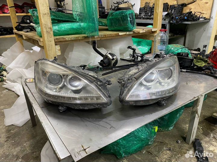 Фара передняя (комплект) Mercedes-Benz S-Класс