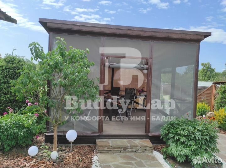 Мягкие окна на беседку, веранду