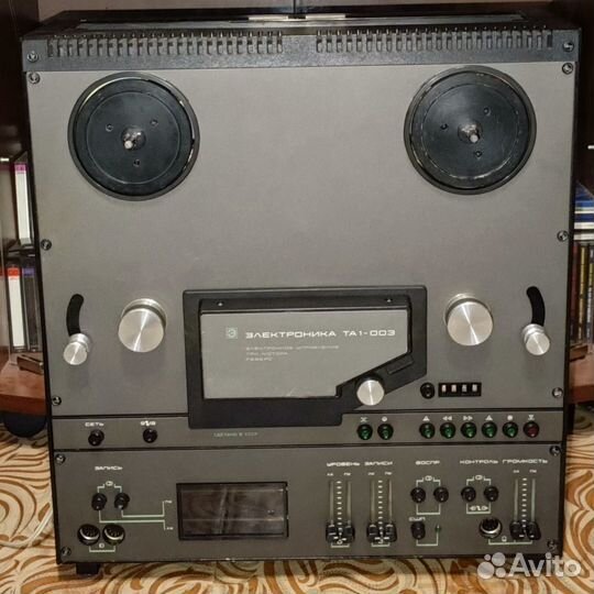 Электроника та1-003 Катушечный магнитофон