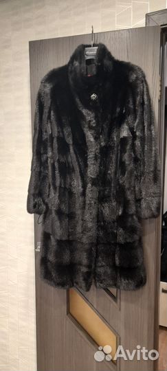 Шуба норковая 42 44 бу