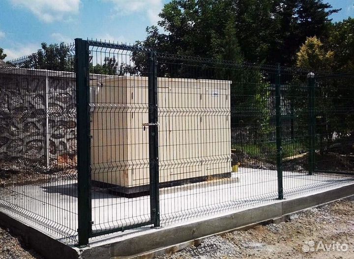 Забор из 3д сетки
